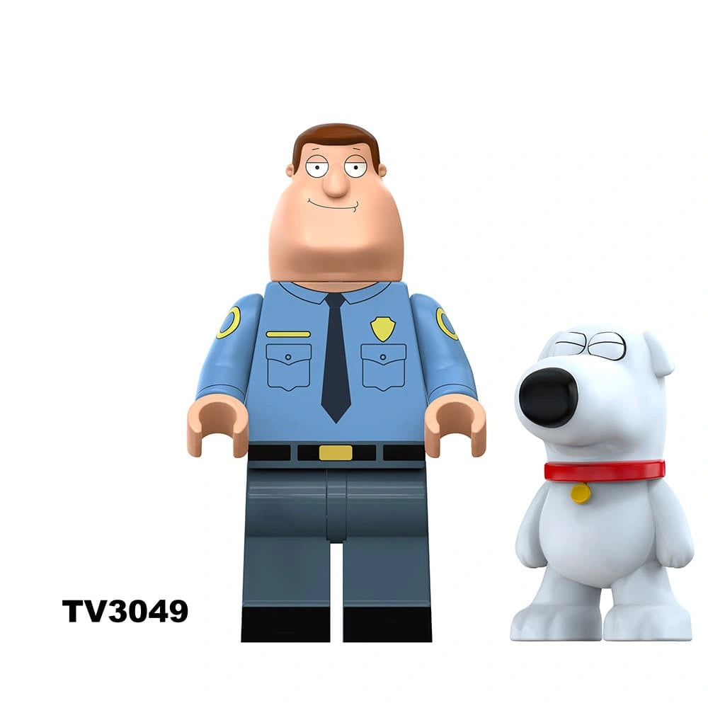 Joe Swanson Minifigures TV3049 Compatible With Lego