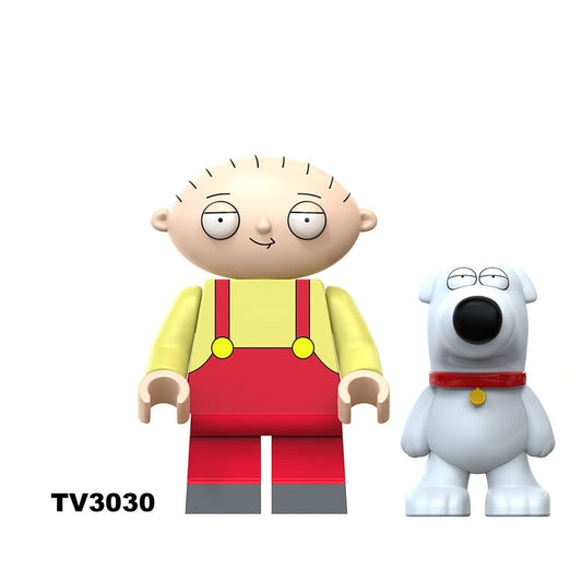Stewie Griffin Minifigures TV3030 Compatible With Lego