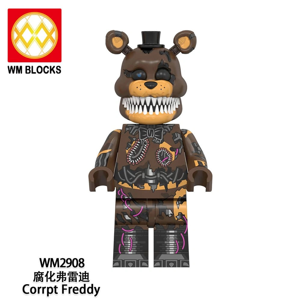 Freddy Fazbear Minifigures WM2908 Compatible With Lego