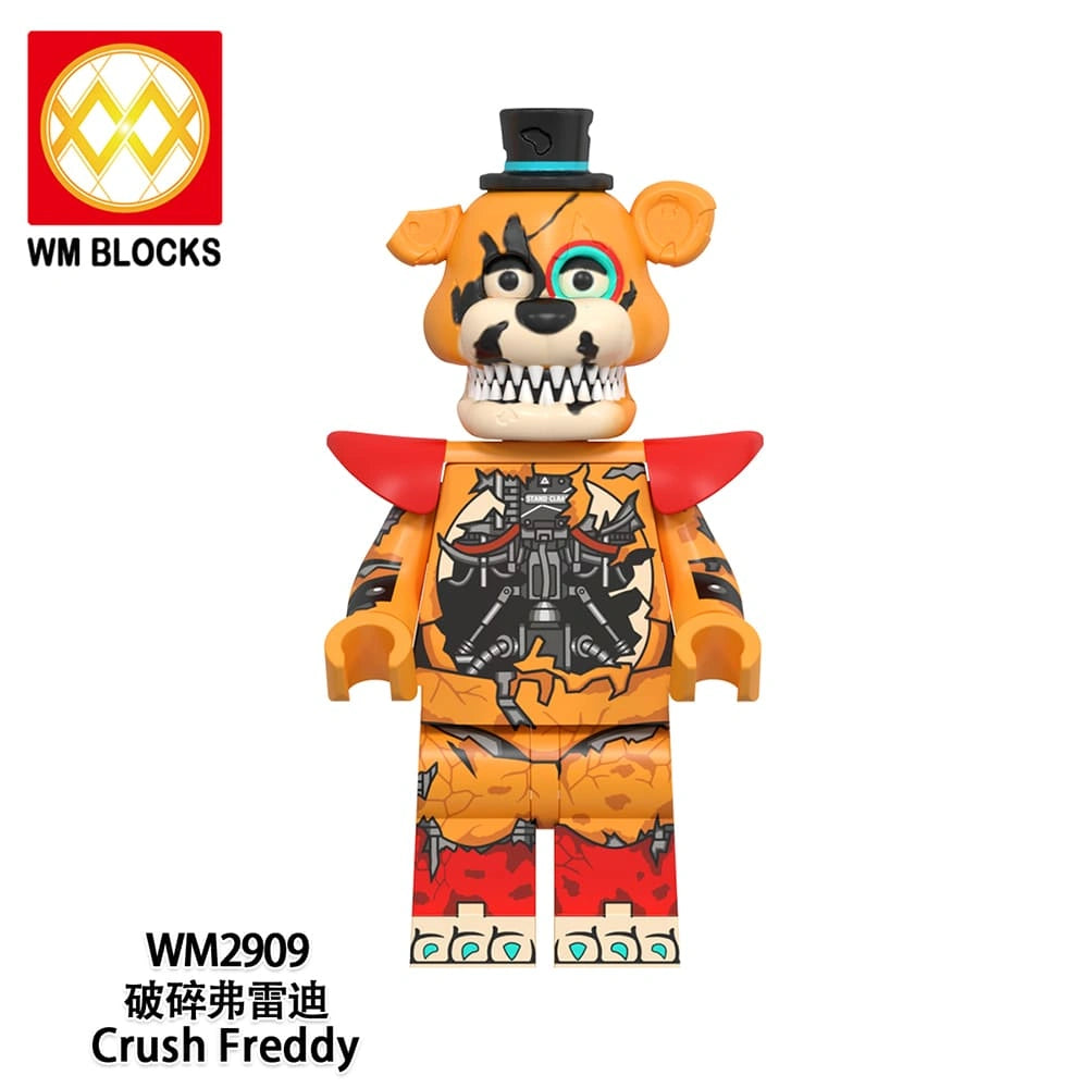 Freddy Fazbear Minifigures WM2909 Compatible With Lego