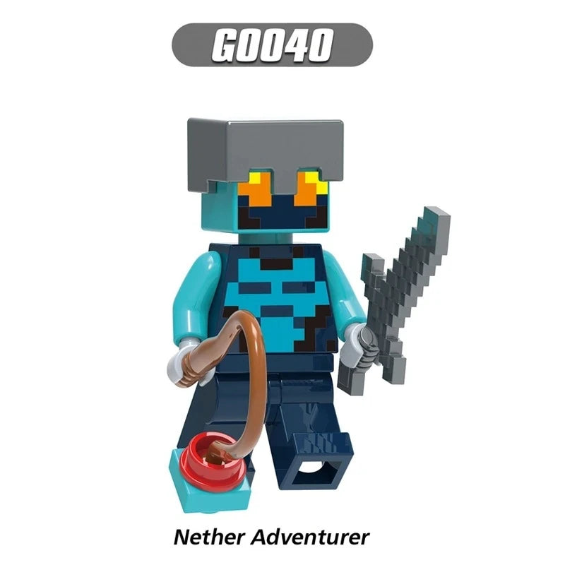 Nether Adventurer Minifigures G0040 Minecraft MiniFigure