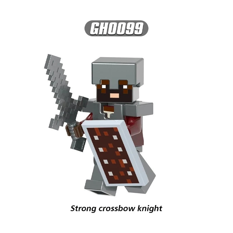 Strong Crossbow Knight Minifigures GH0099 Minecraft MiniFigure