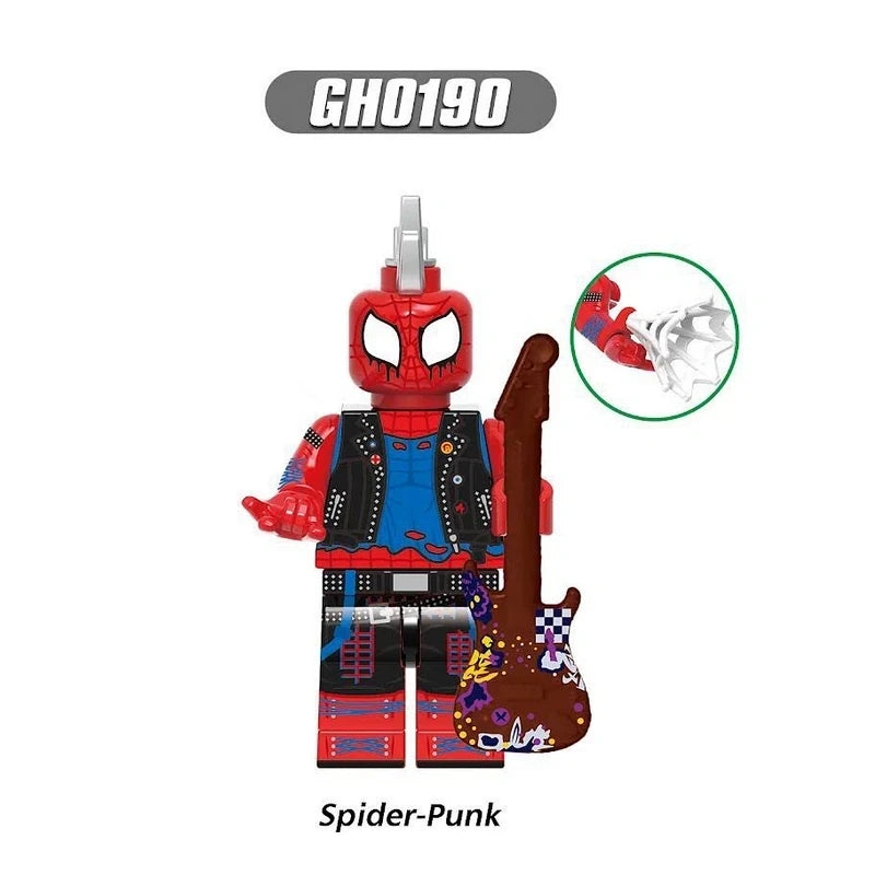 Spider-Punk (Across the Spider-Verse) minifigures figure GH0190 Marvel Custom Minifigure