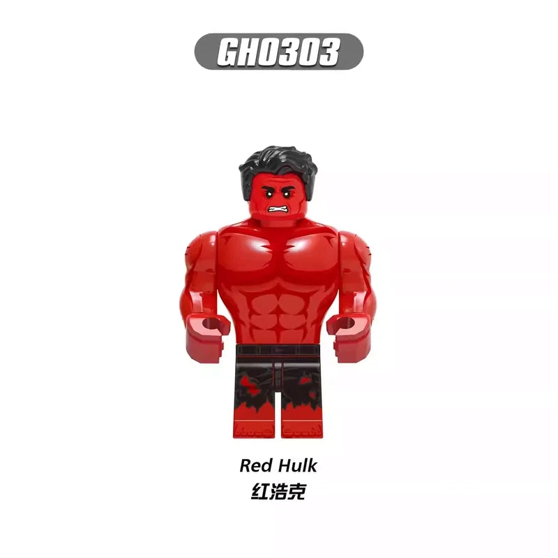 Red Hulk minifigures GH0303 Marvel figure