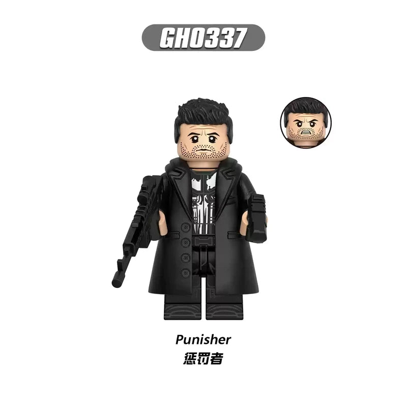 Punisher (Daredevil: Born Again) minifigures Jon Bernthal - Frank Castle figure GH0337 Marvel Custom Minifigure