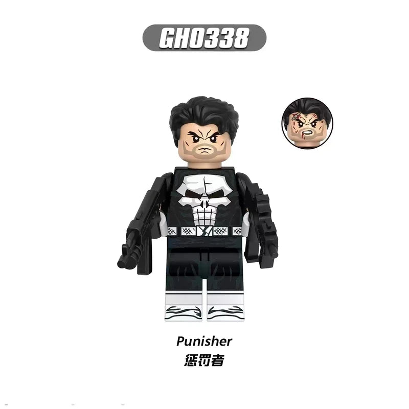 Punisher minifigures Frank Castle figure GH0338 Marvel Custom Minifigure
