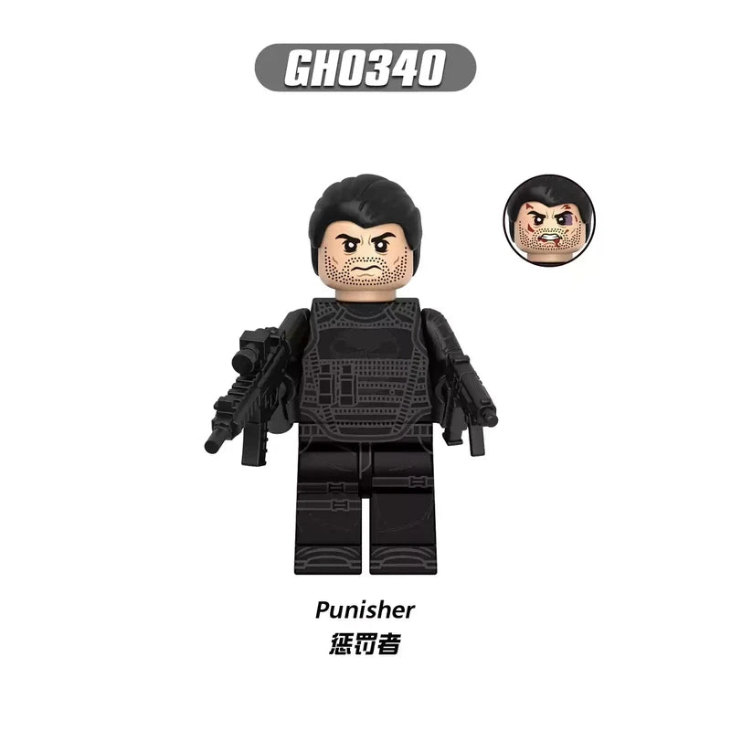 Punisher minifigures Frank Castle figure GH0340 Marvel Custom Minifigure