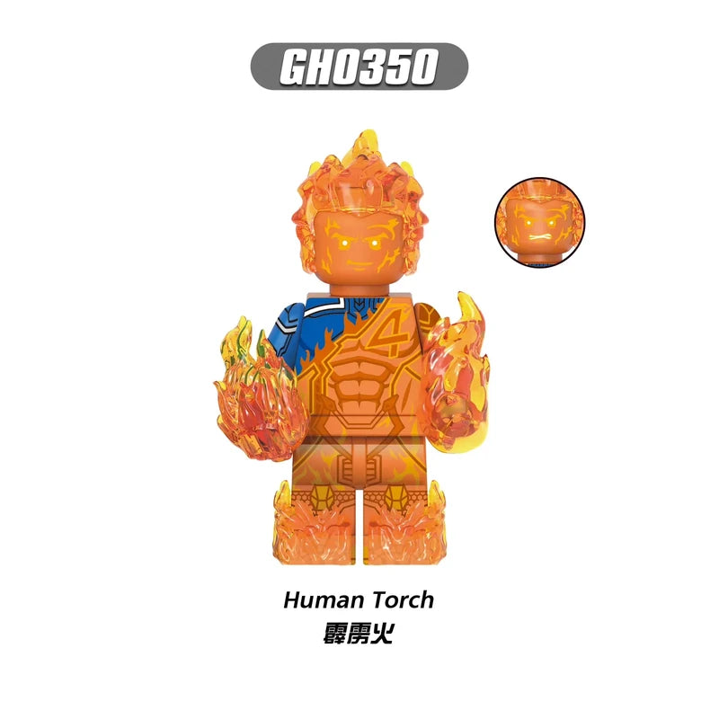 Human Torch GH0350 Minifigures Marvel Minifigure