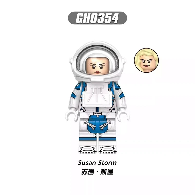 Invisible Woman (Space Suit) minifigures Vanessa Kirby - Susan Storm - Sue Storm figure GH0354 Marvel Custom Minifigure