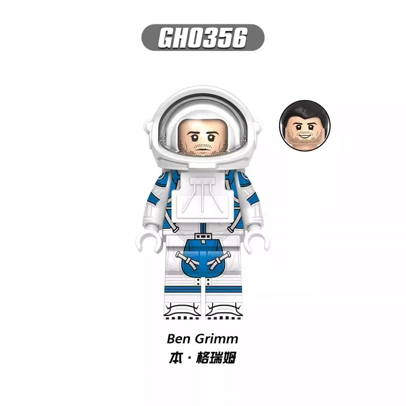Ben Grimm (Space Suit) minifigures Ebon Moss-Bachrach - Thing - (Fantastic 4) figure GH0356 Marvel Custom Minifigure