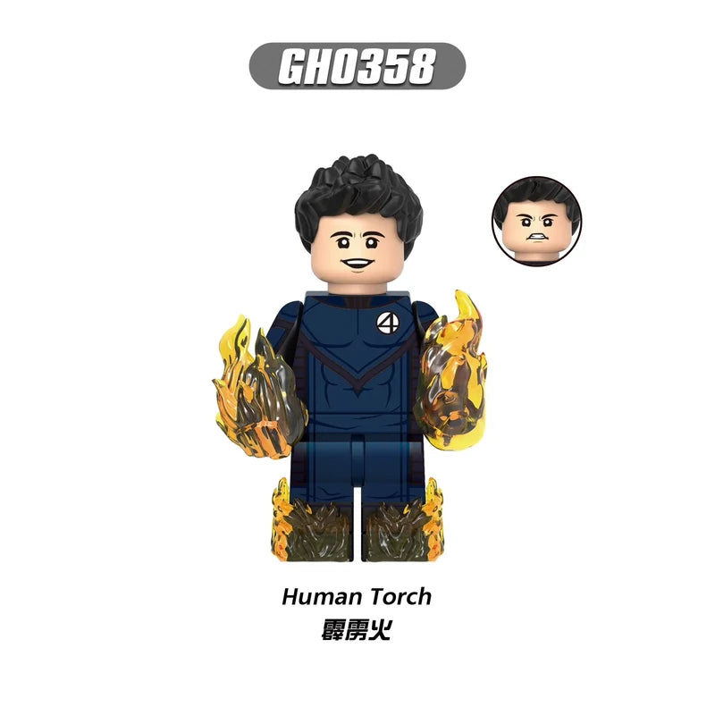 Human Torch Minifigures GH0358 Marvel MiniFigure