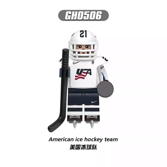 American ice hockey team GH0506 Minifigures Sports Minifigure
