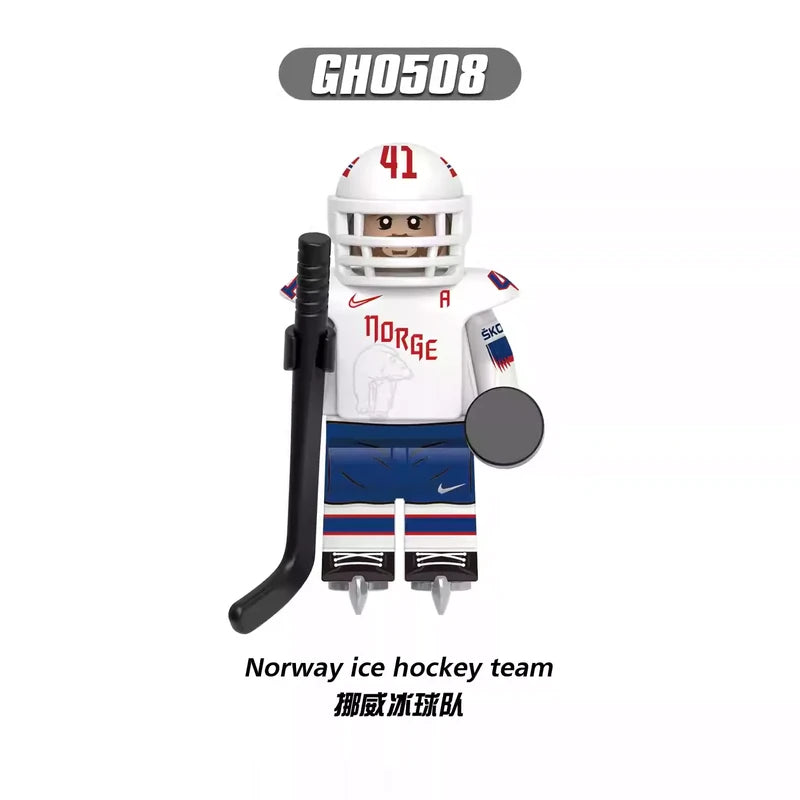 Norway ice hockey team GH0508 Minifigures Sports Minifigure