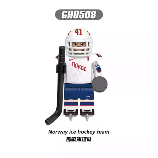 Norway ice hockey team GH0508 Minifigures Sports Minifigure