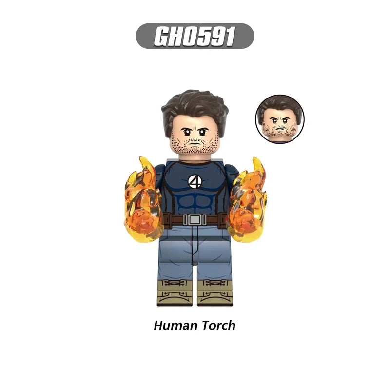 Human Torch G (2) GH0591 Minifigures