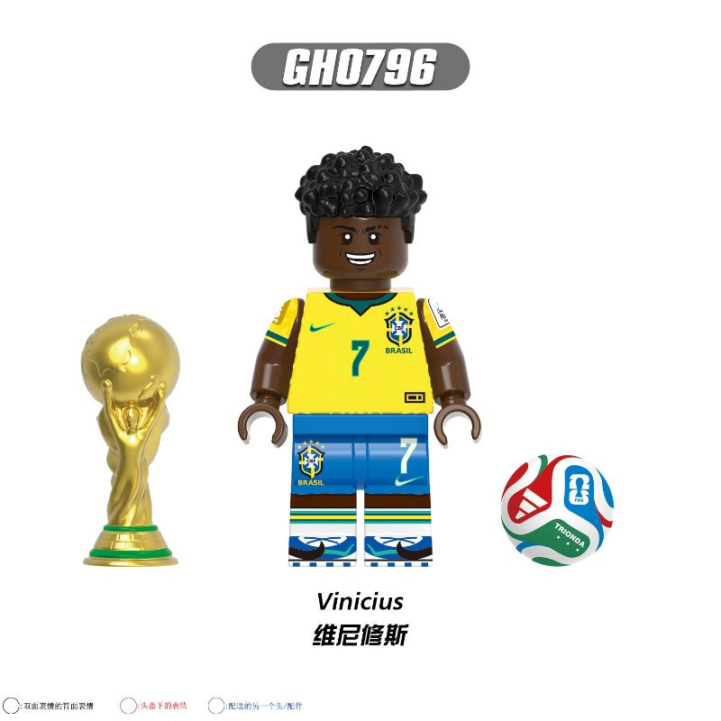 Vinicius Junior Soccer Player Minifigure GH0796