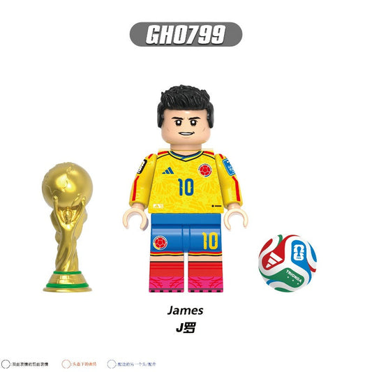 James Rodriguez Soccer Player Minifigure GH0799