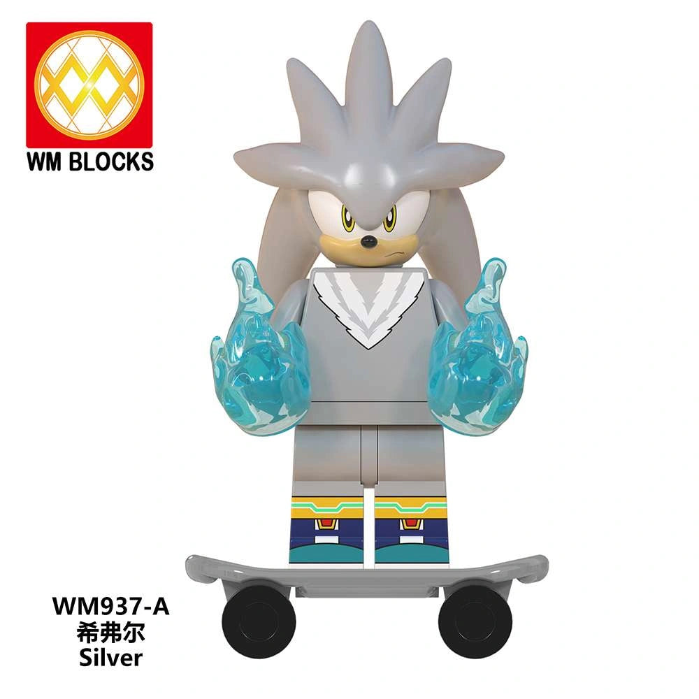 Silver the Hedgehog Minifigures WM937-A Compatible With Lego