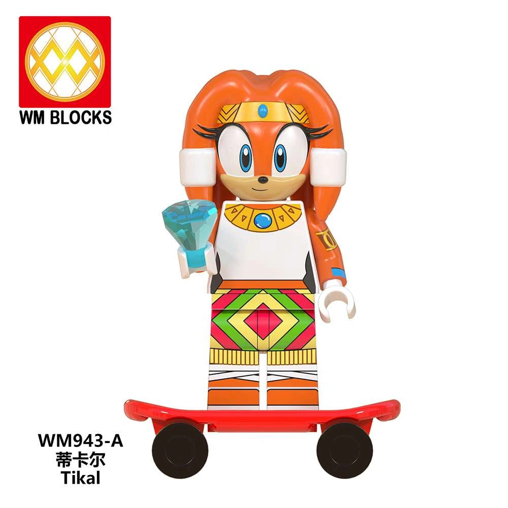 Tikal The Echidna Minifigures WM943-A Compatible With Lego