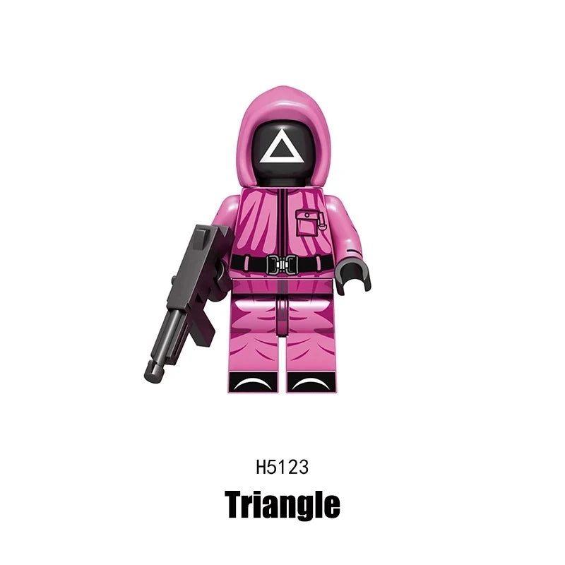 Squid Game Guard Minifigures H5123 Movies and TV MiniFigure