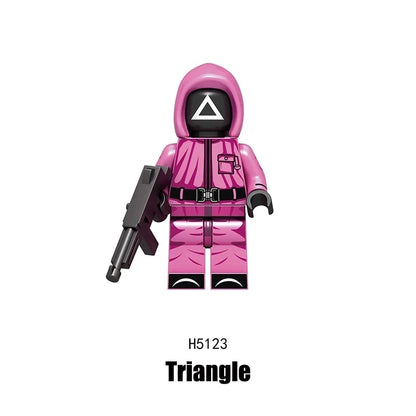 Squid Game Guard Minifigures H5123 Movies and TV MiniFigure