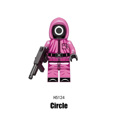 Squid Game Guard Minifigures H5124 Movies and TV MiniFigure