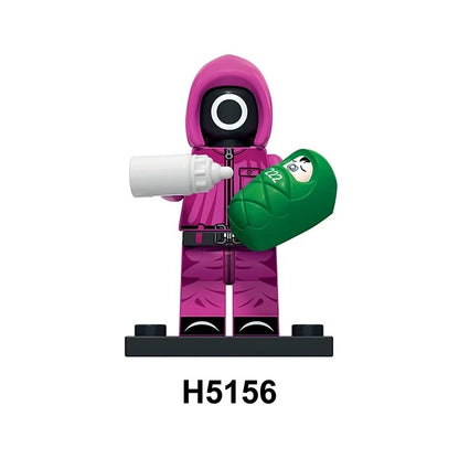 Squid Game Guard Minifigures H5156 Movies and TV MiniFigure