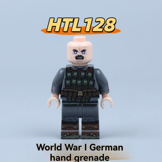 WWI German Hand Grenade Soldier Minifigure HTL128