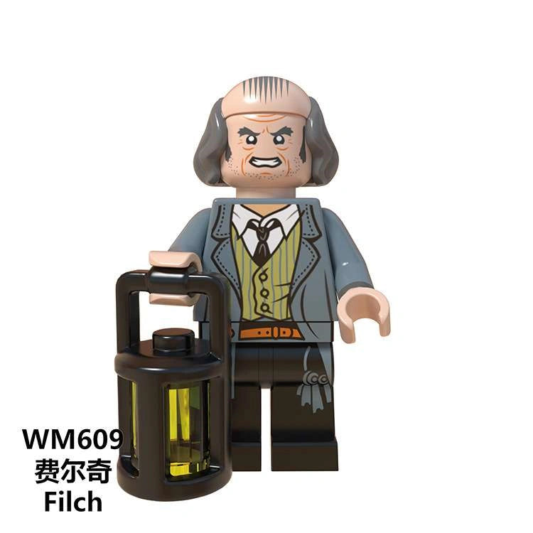 Argus Filch Minifigures WM609 Compatible With Lego
