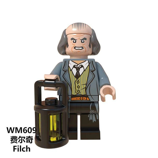 Argus Filch Minifigures WM609 Compatible With Lego