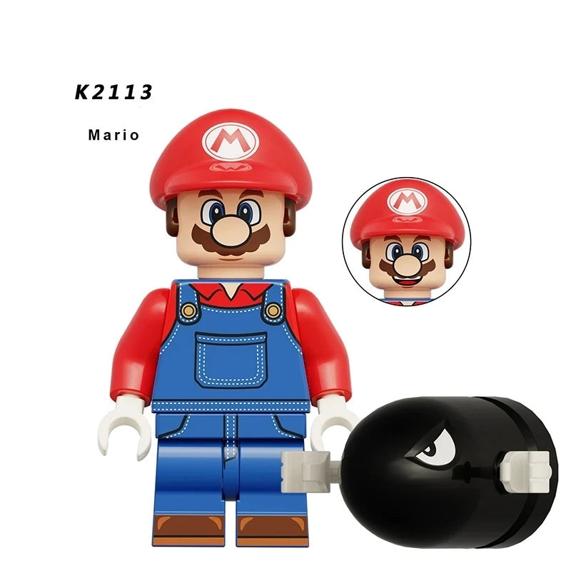 Mario Minifigures K2113 Mario Bros MiniFigure