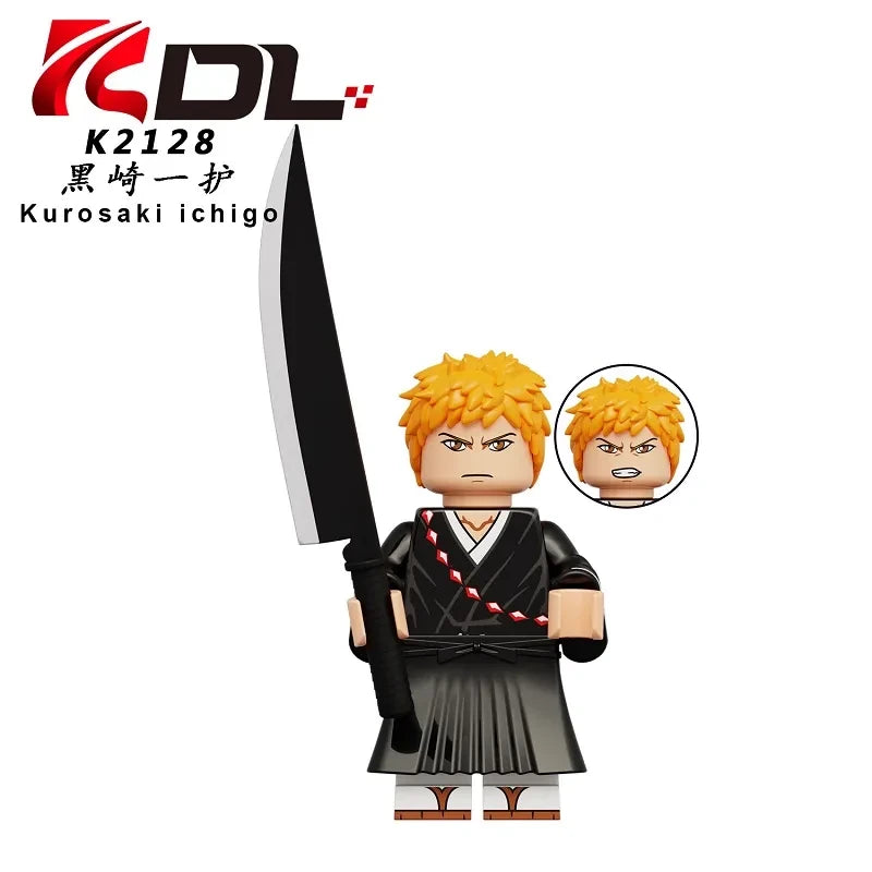 Ichigo Kurosaki Minifigures K2128 AnimeManga MiniFigure