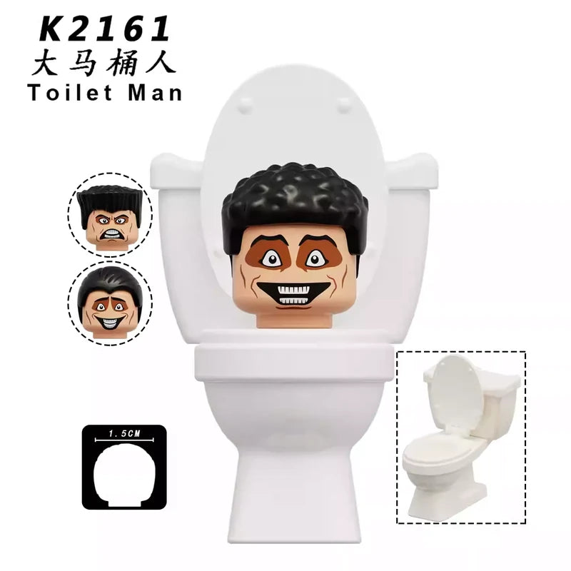 Toilet Man K2161 Minifigures Movies and TV Minifigure