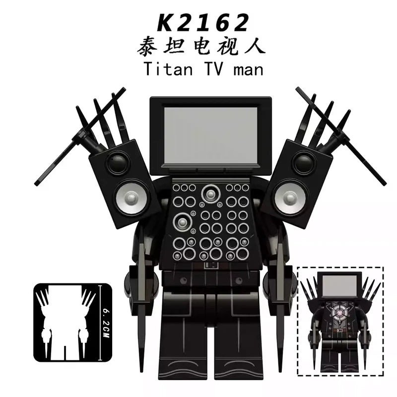 Titan TV man K2162 Minifigures Movies and TV Minifigure