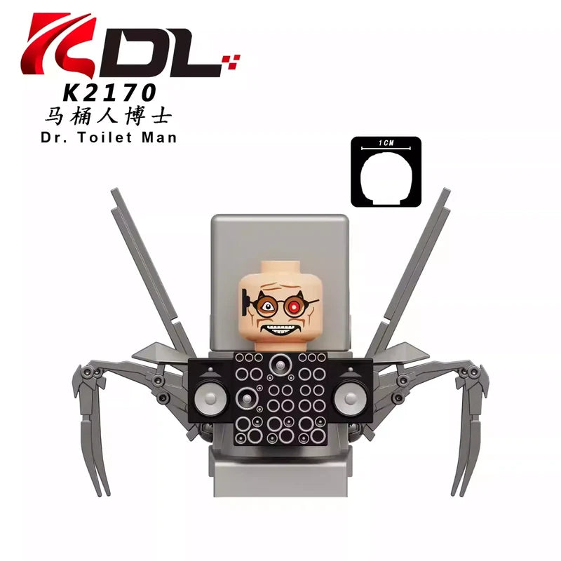 Dr Toilet Man K2170 Minifigures Movies and TV Minifigure
