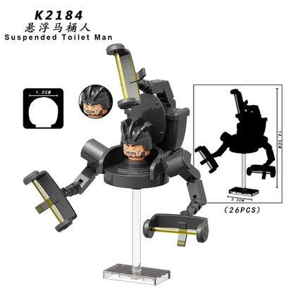 Suspended Toilet Man K2184 Minifigures Movies and TV Minifigure