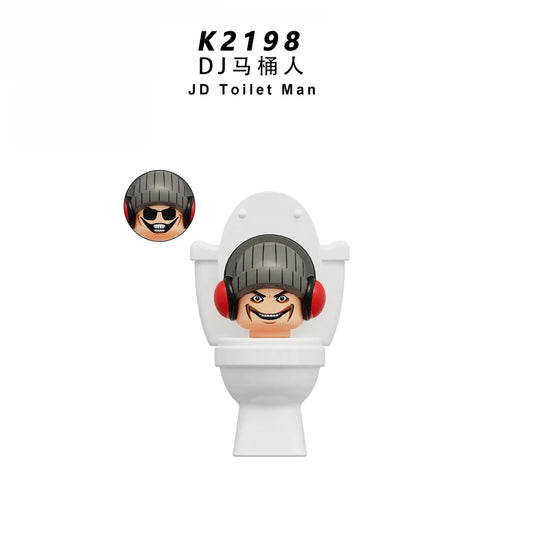 JD Toilet Man K2198 Minifigures Movies and TV Minifigure