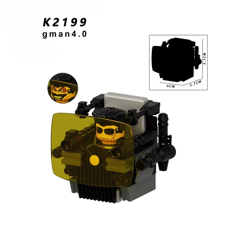 Gman 4.0 K2199 Minifigures Movies and TV Minifigure