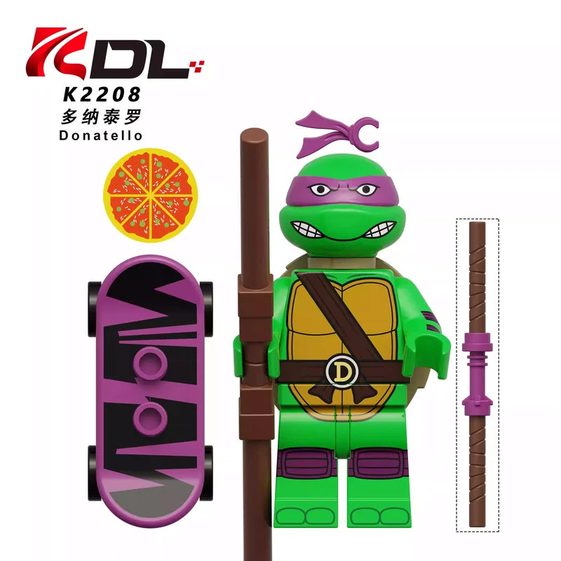 Donatello Minifigures K2208 Teenage Mutant Ninja Turtles MiniFigure