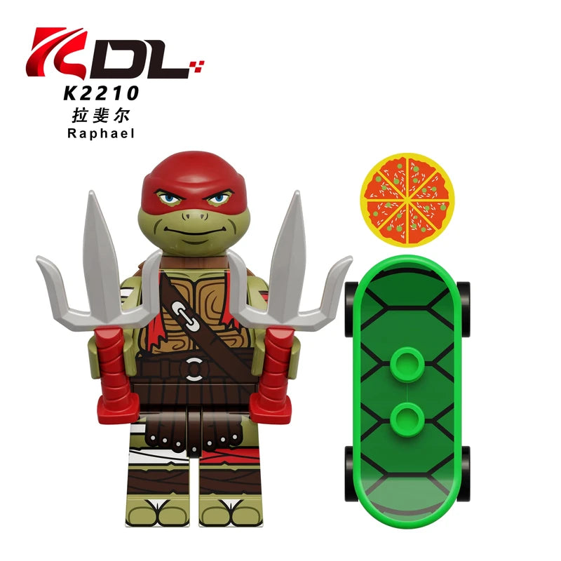 Raphael Minifigures K2210 Teenage Mutant Ninja Turtles MiniFigure