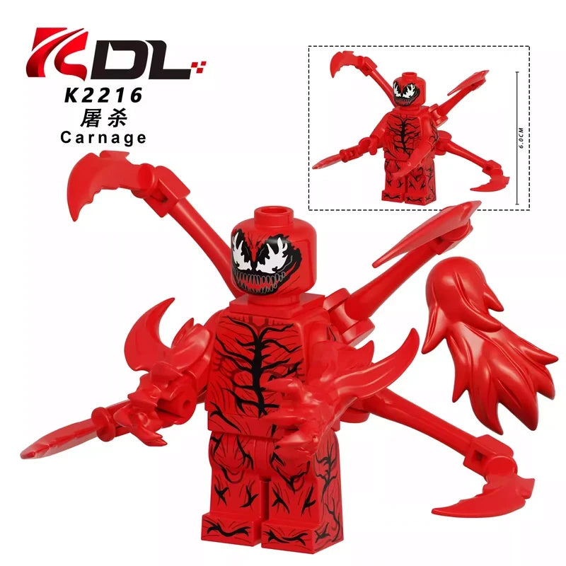 Carnage minifigures K2216 Marvel figure