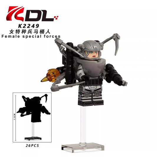 Female Special Forces minifigures K2249 Movies and TV figure