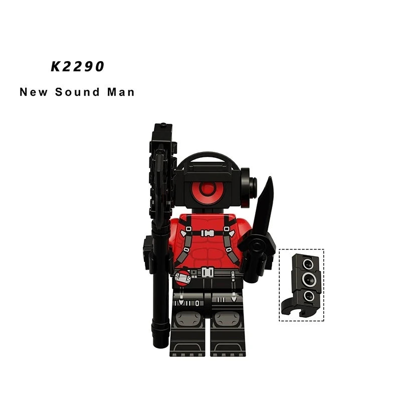 New Sound Man Minifigures K2290 Movies and TV MiniFigure