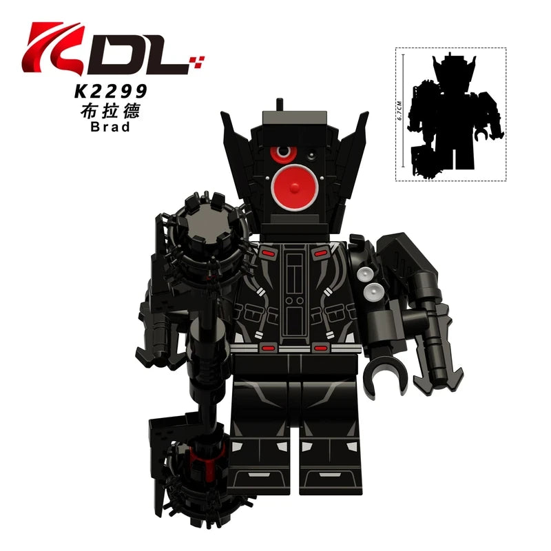 Skibidi Battle Large Speakerman 2.0 Minifigure K2299