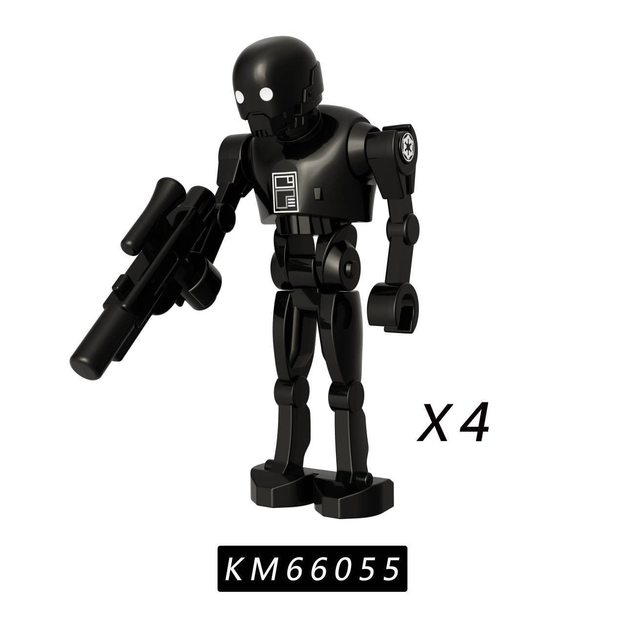 KM66055 Black Gun - wielding Robot