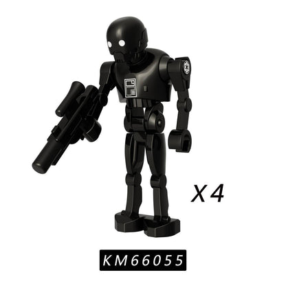 KM66055 Black Gun - wielding Robot