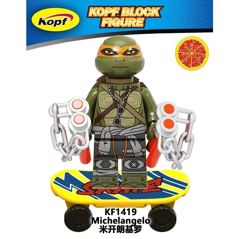 Michelangelo Minifigures KF1419 Teenage Mutant Ninja Turtles MiniFigure