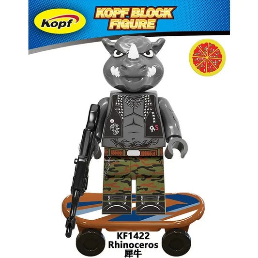 Rhinoceros Minifigures KF1422 Teenage Mutant Ninja Turtles MiniFigure