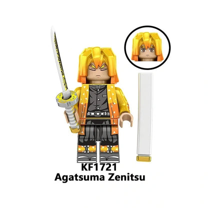 Zenitsu Agatsuma Minifigures KF1721 Manga MiniFigure