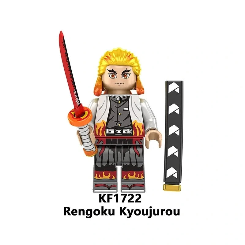Kyojuro Rengoku Minifigures KF1722 Manga MiniFigure